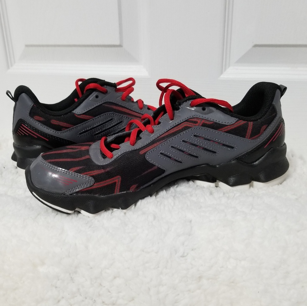 Under Armour Red/Gray & Black Sneakers